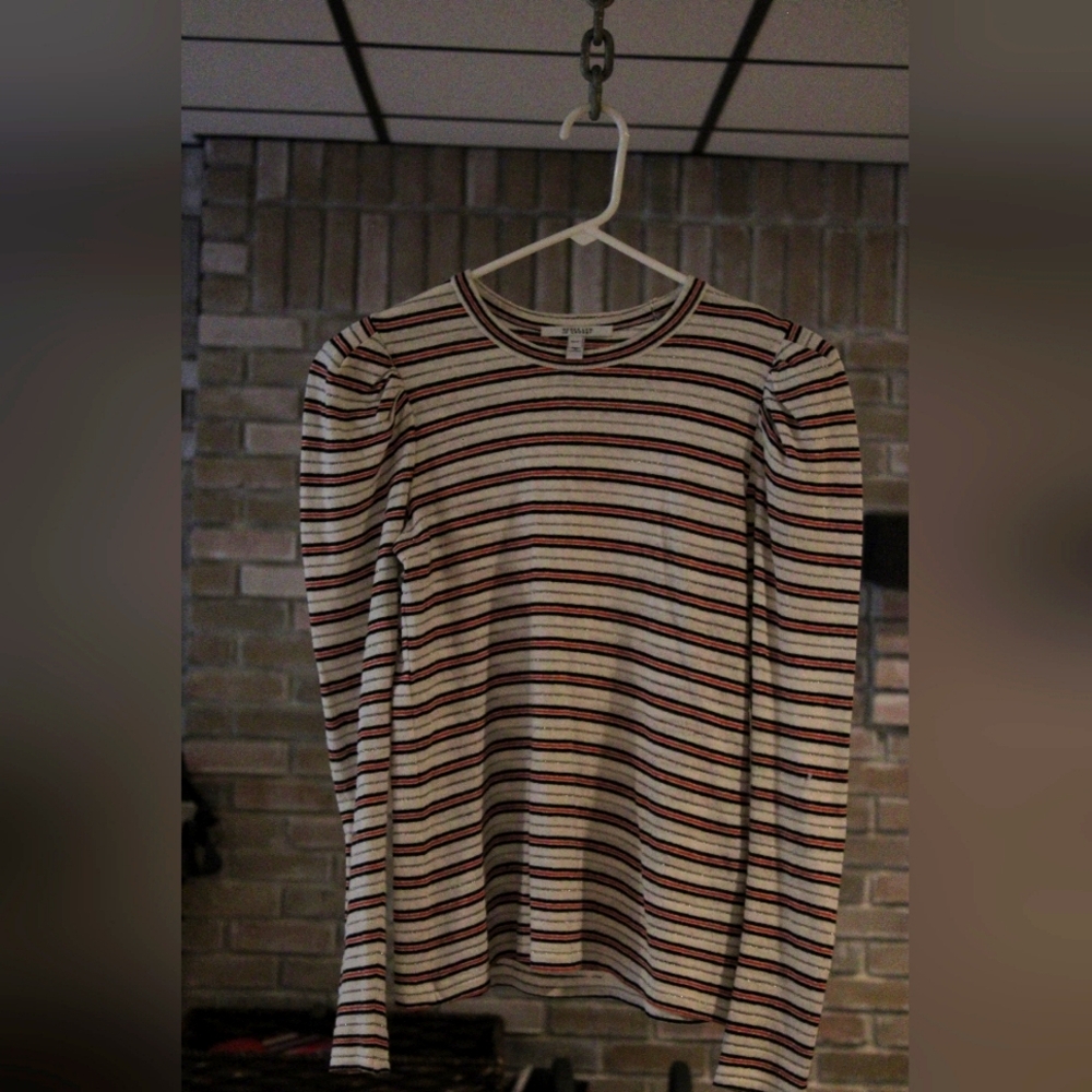 10 Crosby Derek Lam Multicolor Striped Knit Top